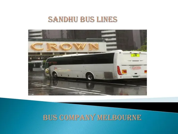 Sandhu Bus Lines - Top Bus Company in Melbourne