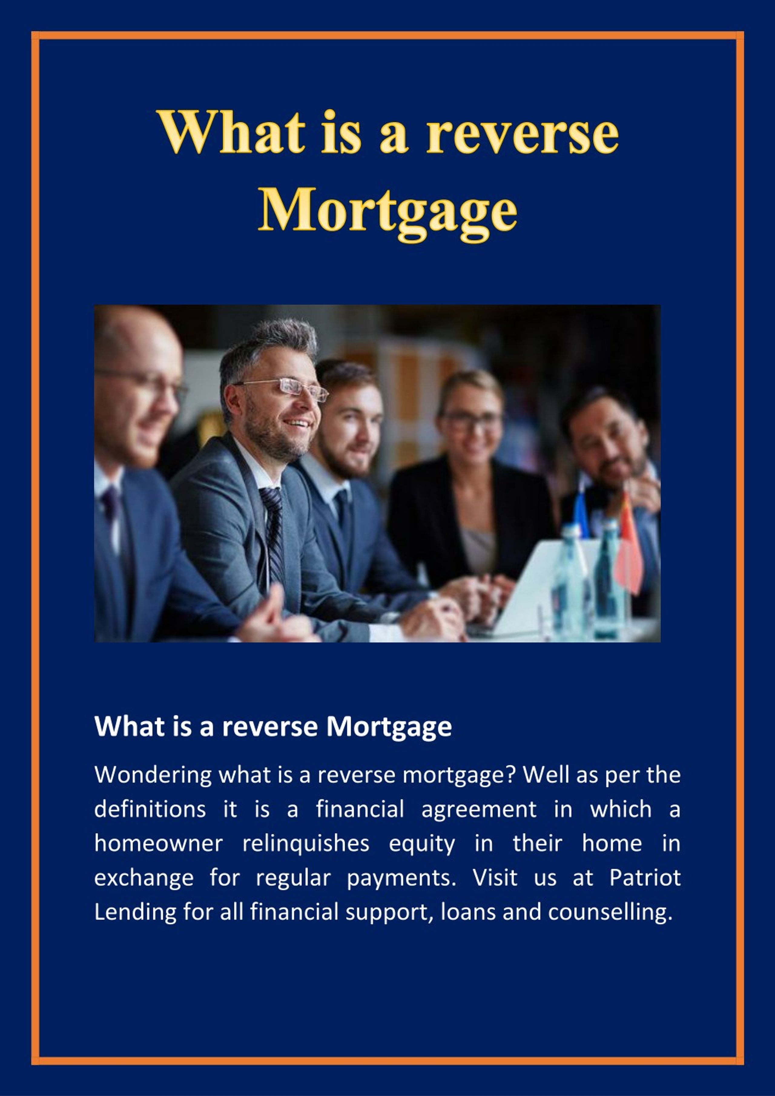 What Is Reverse Insurance PPT - what is a reverse mortgage PowerPoint Presentation, free download ...