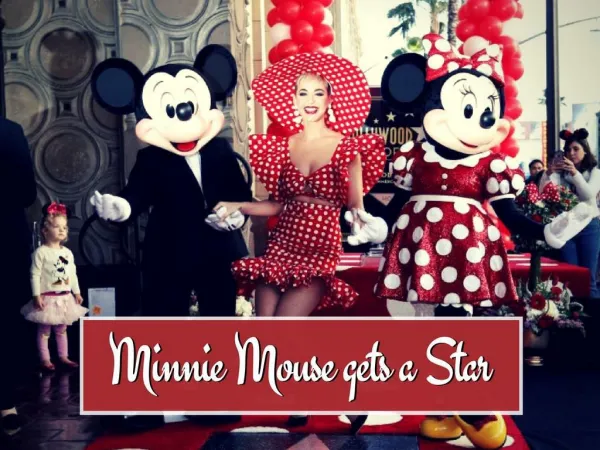 Minnie Mouse Gets Star on Hollywood Walk of Fame