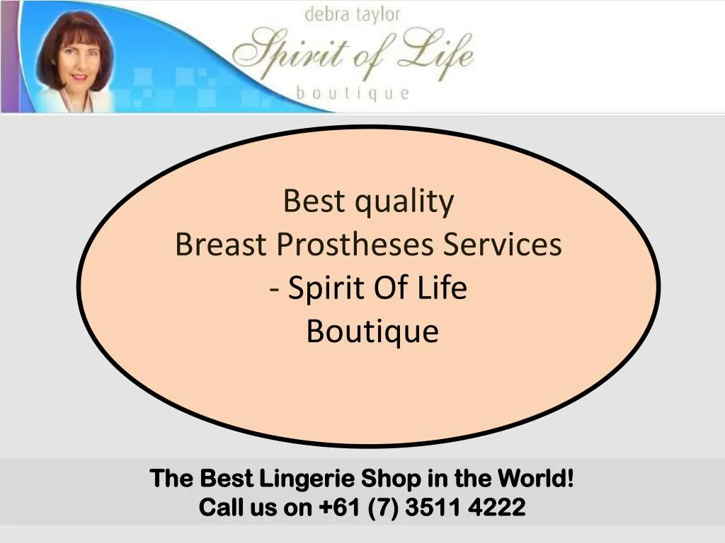 best quality breast prostheses services spirit