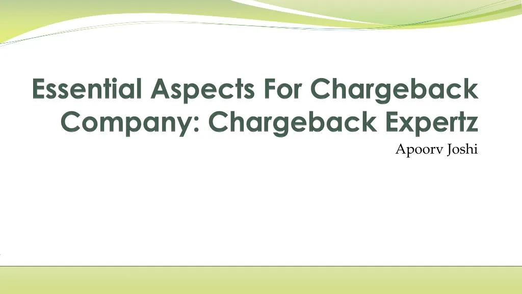 essential aspects for chargeback company chargeback expertz