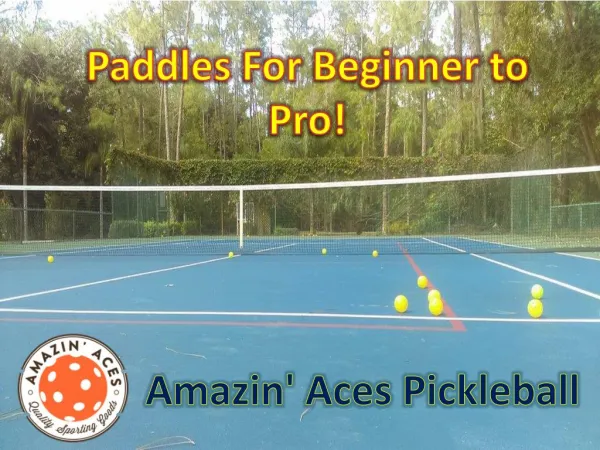 Amazin' Aces Pickleball | Pickleball Paddles For Beginners To Pros!