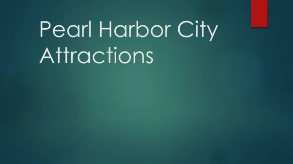 Pearl Harbor City Attractions