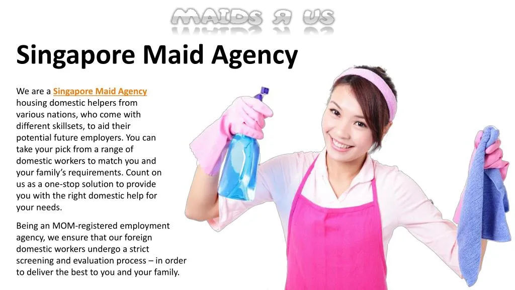 singapore maid agency