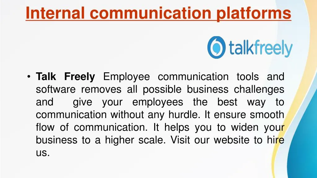 internal communication platforms