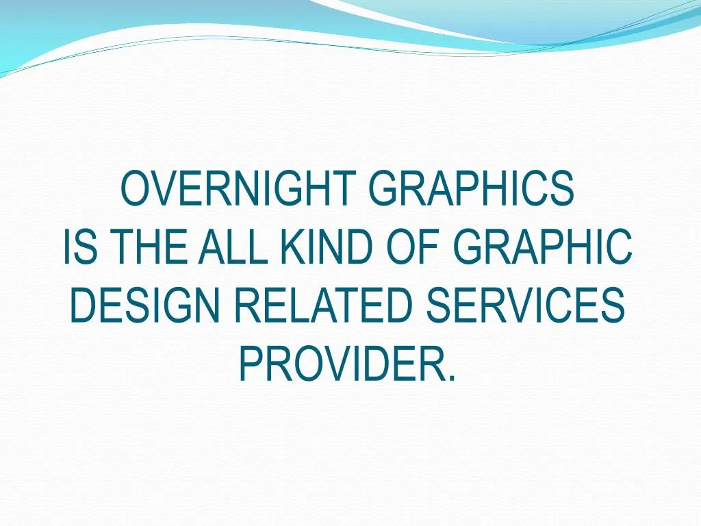 overnight graphics is the all kind of graphic design related services provider