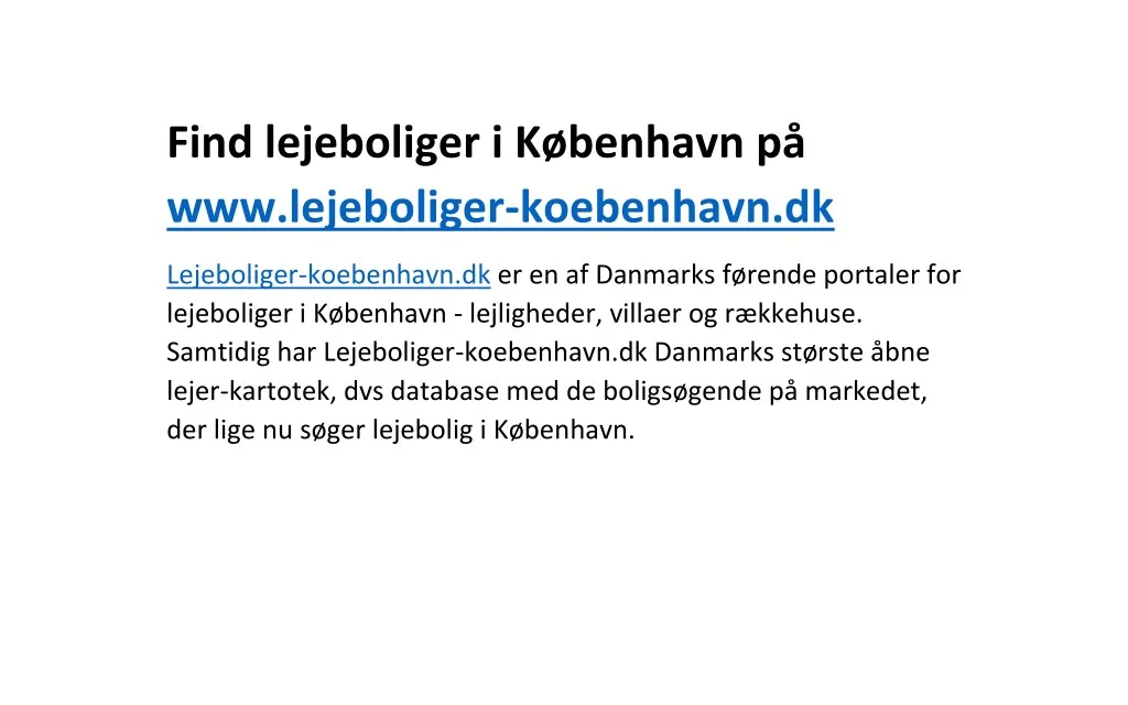 find lejeboliger i k benhavn p www lejeboliger