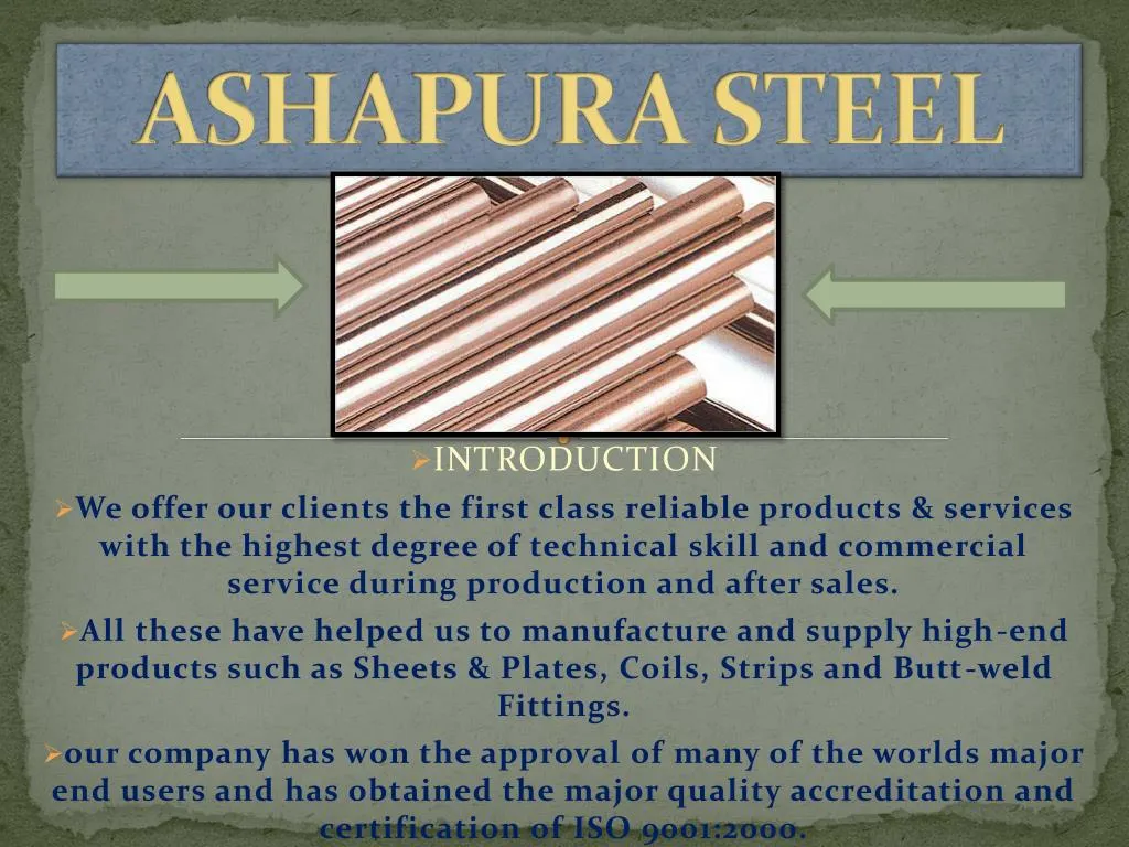 ashapura steel