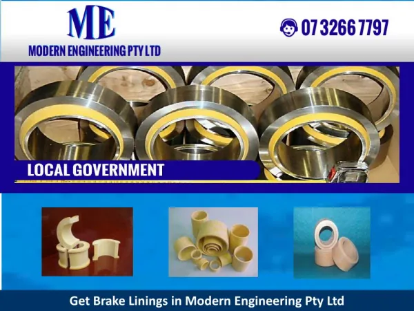 Get Brake Linings in Modern Engineering Pty Ltd