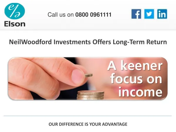 NeilWoodford Investments Offers Long-Term Return