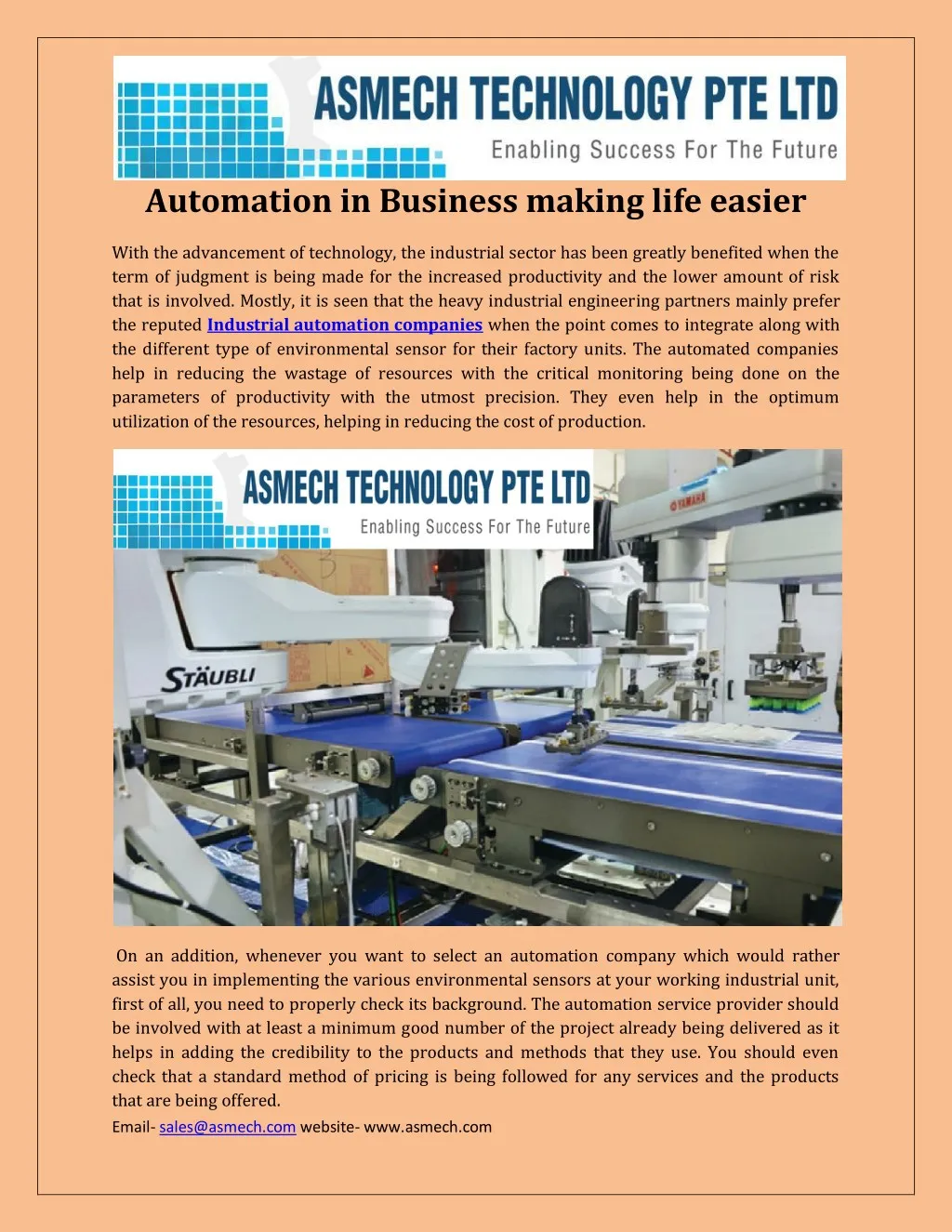 automation in business making life easier