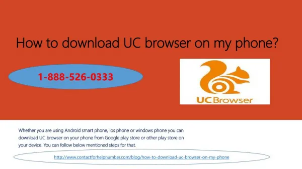 How to download uc browser on my phone?