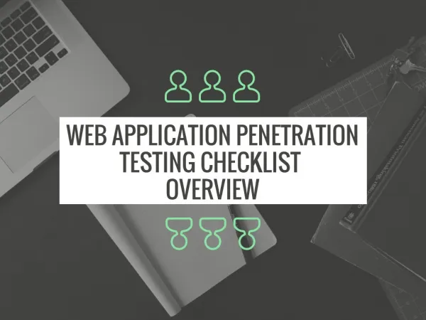 Web Application Penetration Testing Checklist Overview