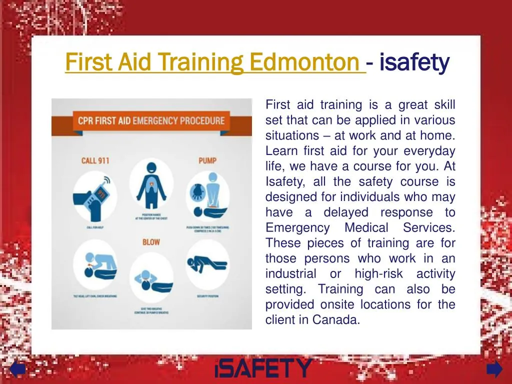 first aid training edmonton isafety