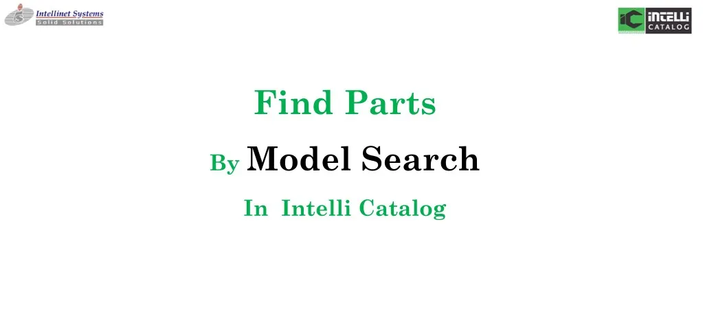 find parts