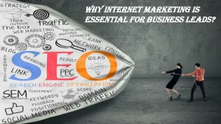 Why internet marketing is essential for business leads? - slide 1