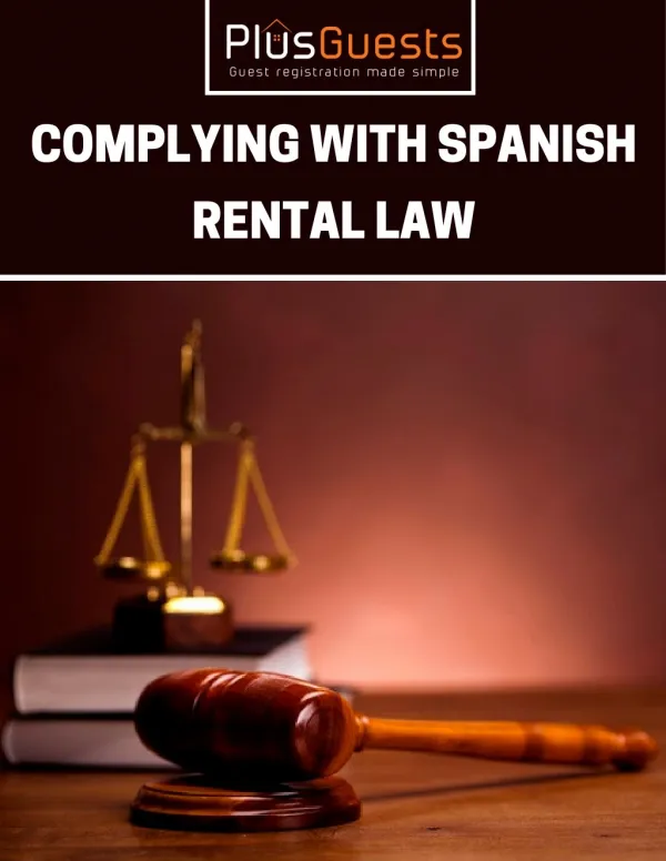 Complying with Spanish Rental law