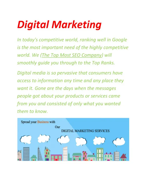 Best Digital Marketing Expert