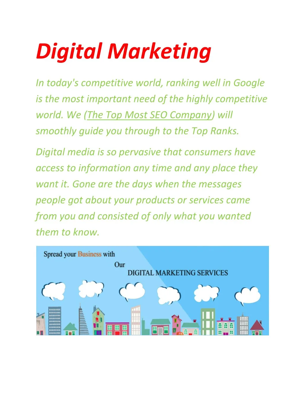 digital marketing