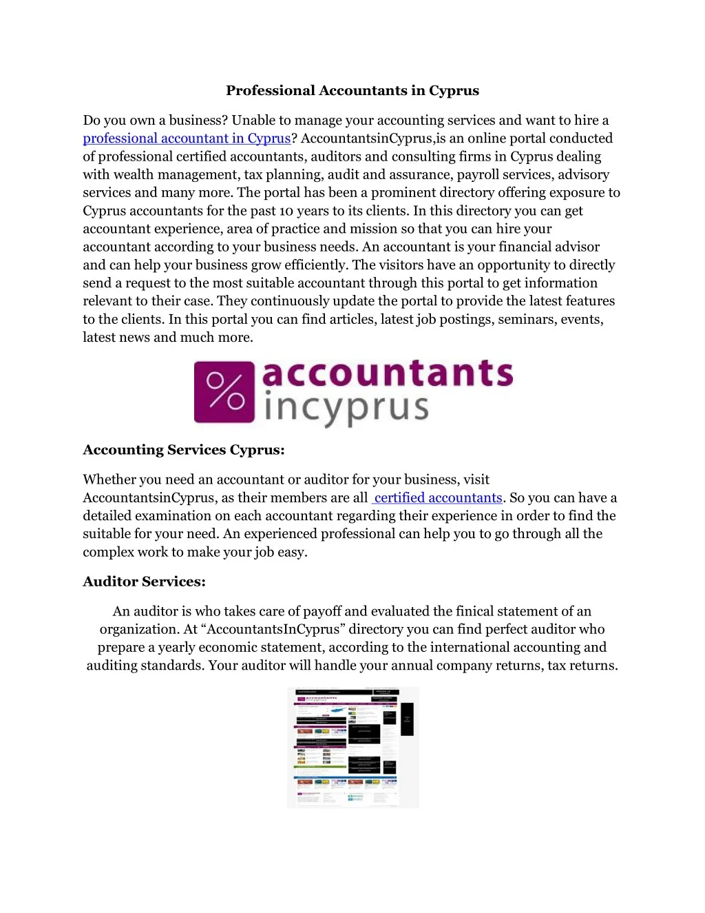professional accountants in cyprus
