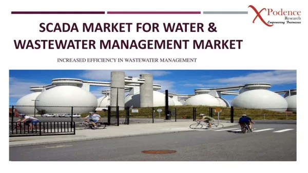 New report examines the SCADA Market For Water & Wastewater Management