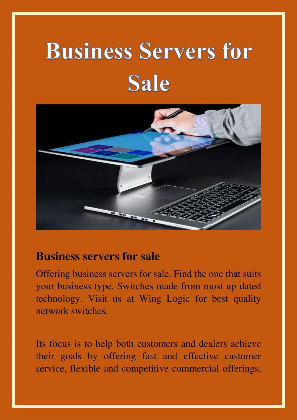 business servers for sale