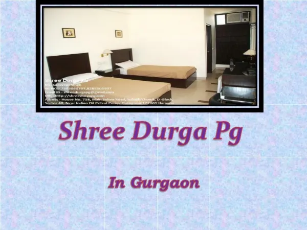 paying guest in gurgaon