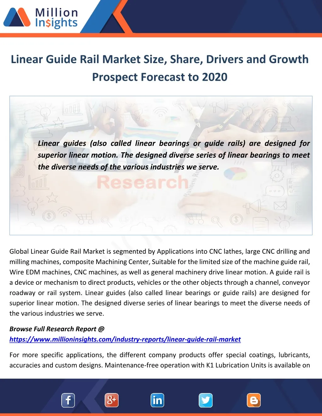 linear guide rail market size share drivers