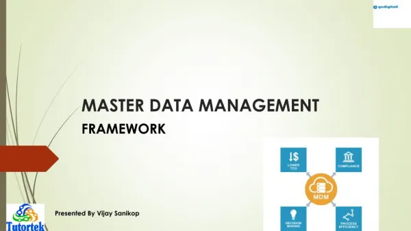 Master data management services in Bangalore