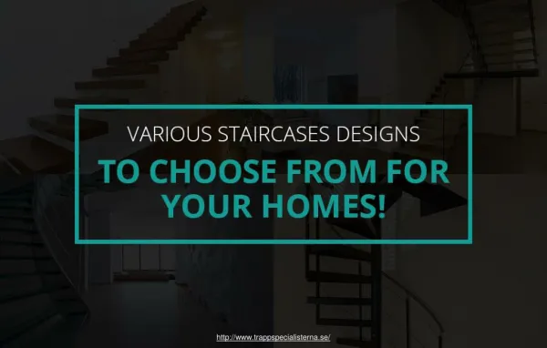 Types of Staircase Design