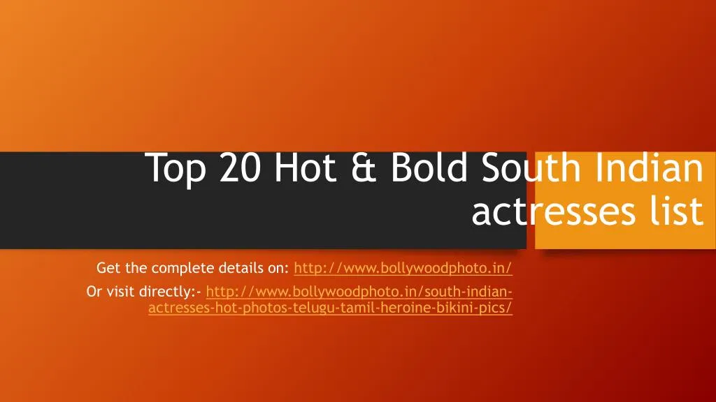 top 20 hot bold south indian actresses list