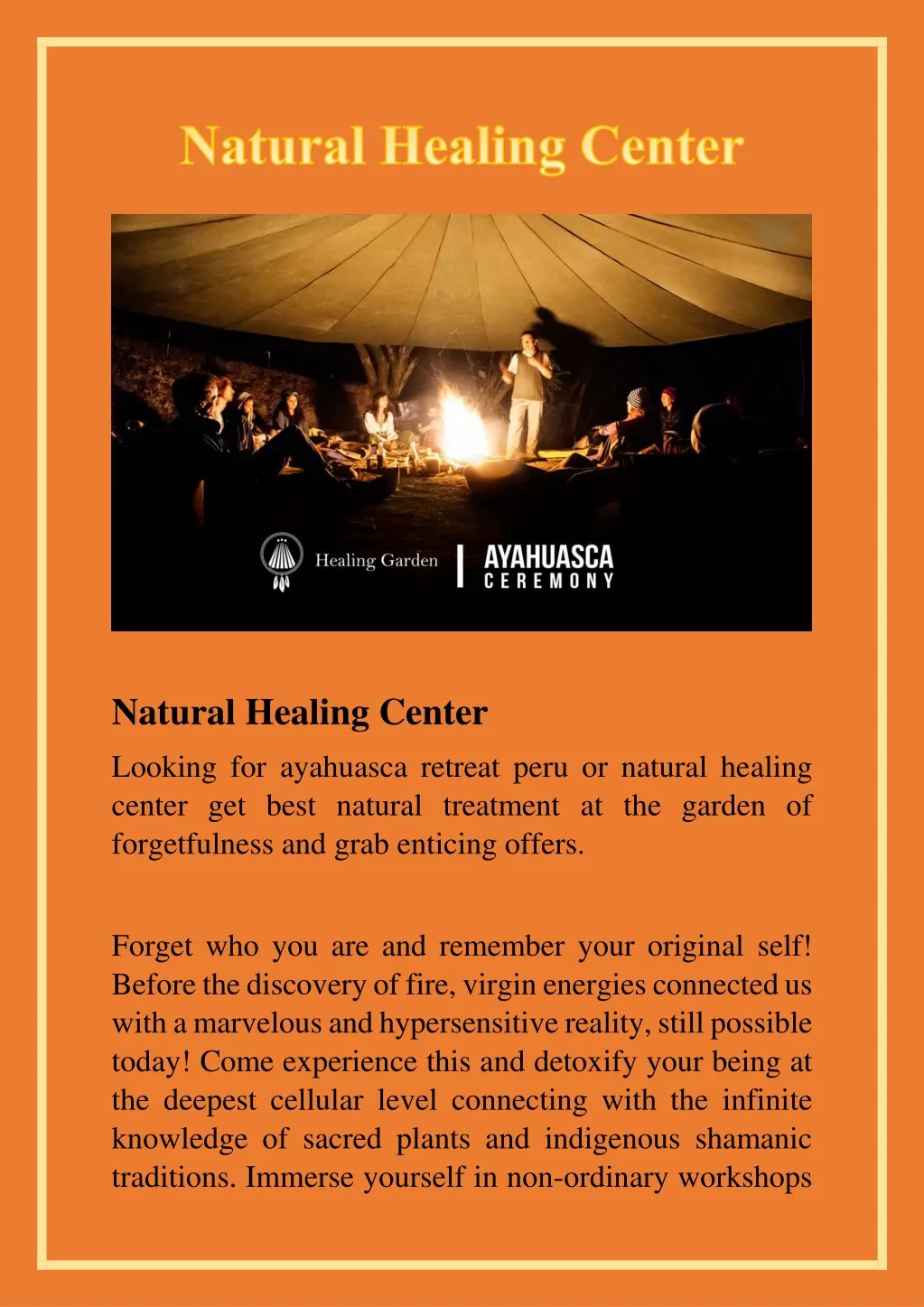 natural healing center