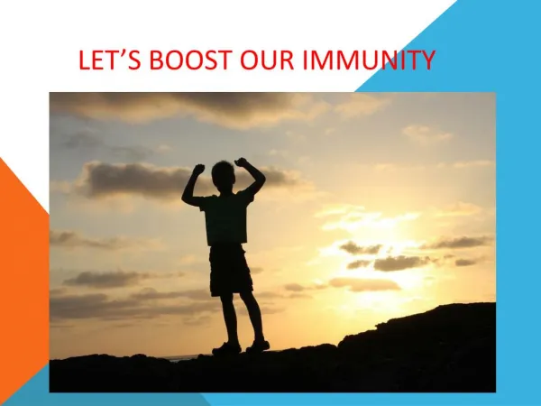 Let's boost our immunity