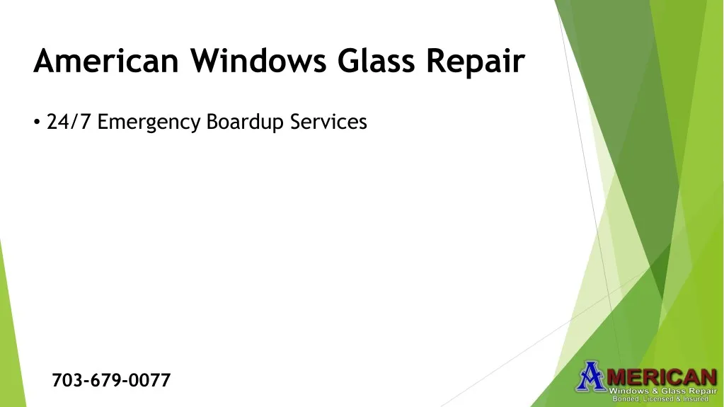 american windows glass repair