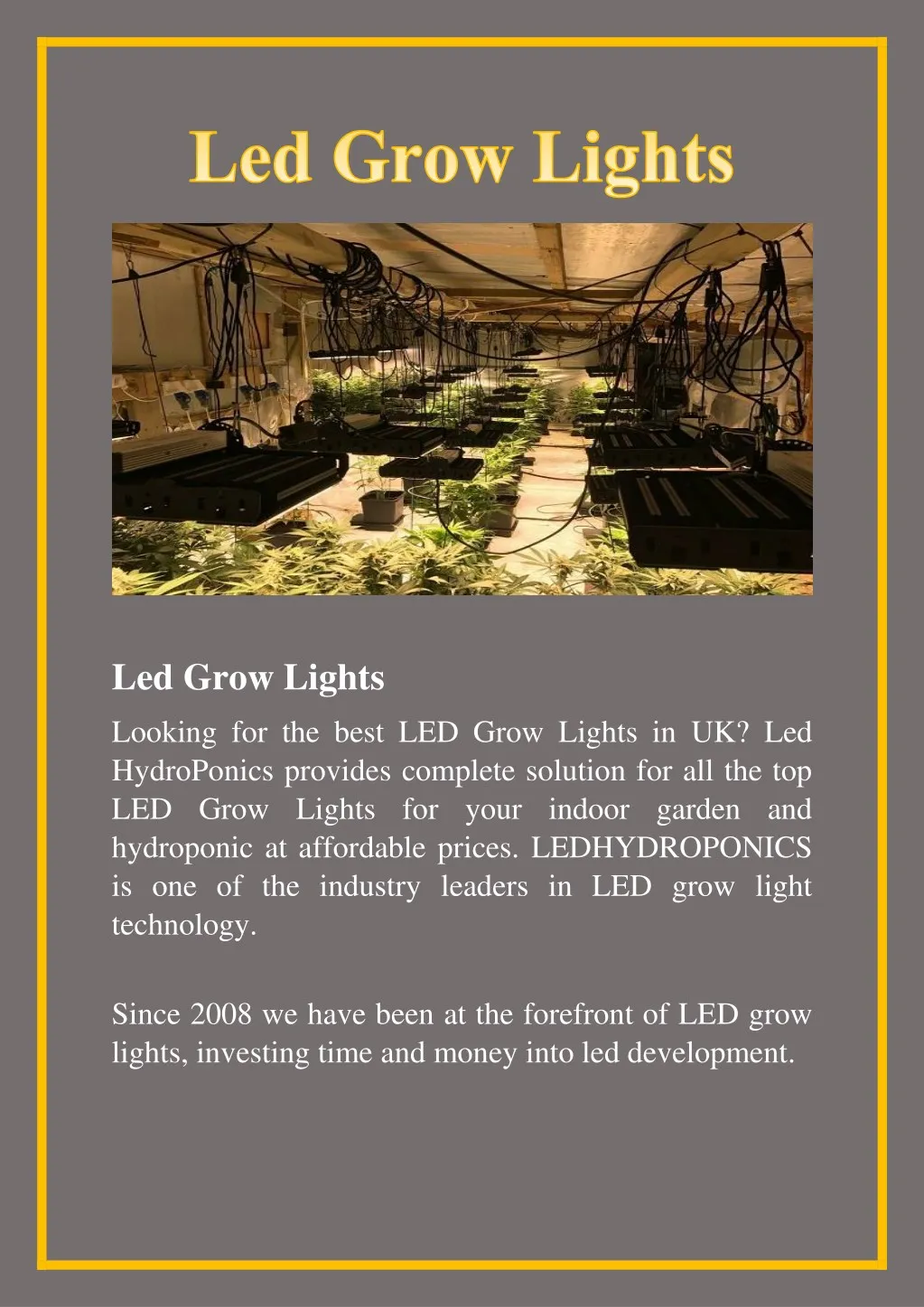 led grow lights