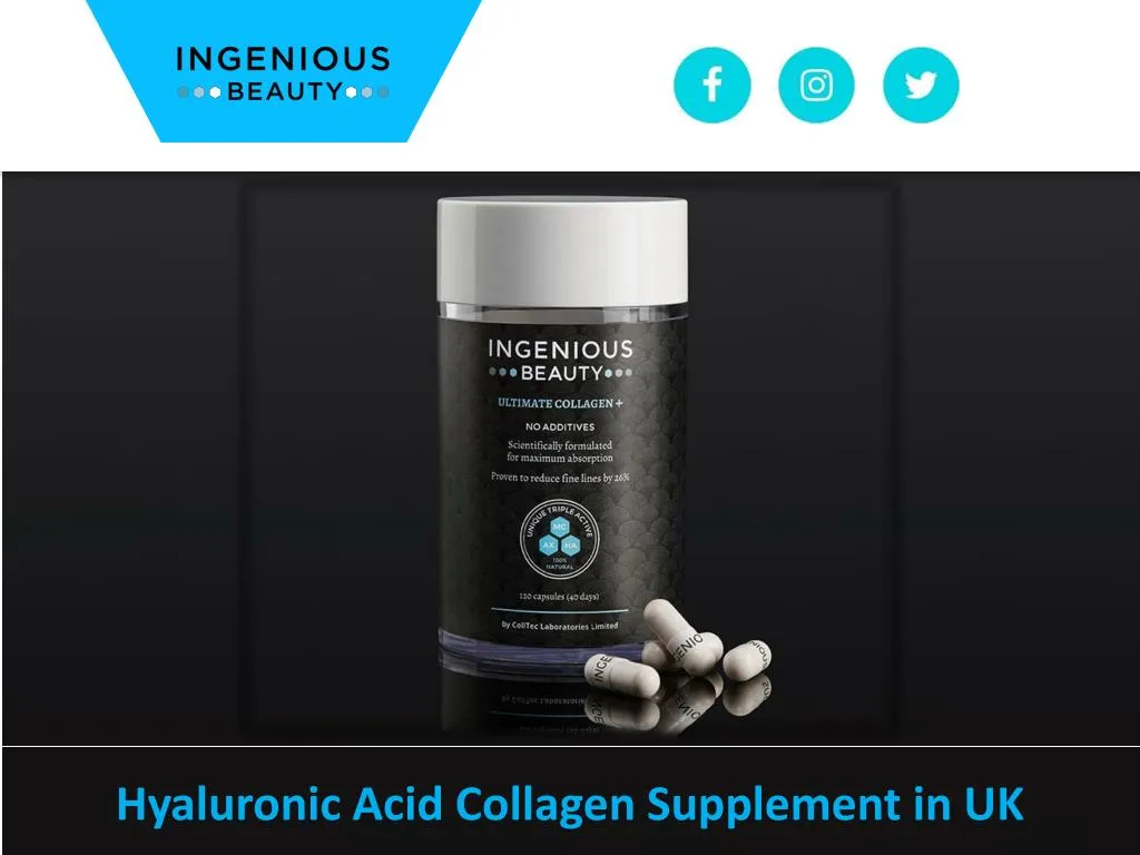 hyaluronic acid collagen supplement in uk