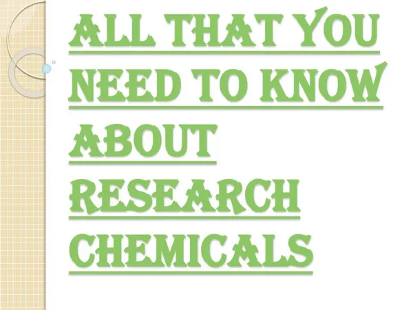 How to Buy Research Chemicals Securely?