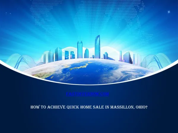 How to achieve quick home sale in Massillon, Ohio?
