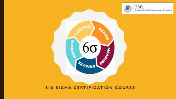 Six Sigma Certification Course- Iselglobal.com