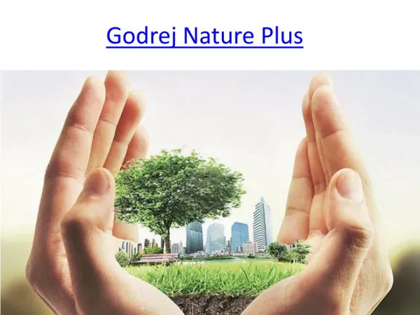 Godrej Nature Plus â€“ Sector 33 Gurgaon