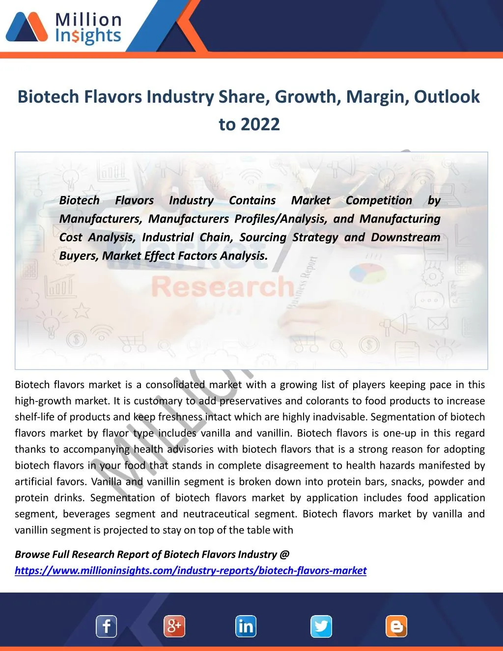 biotech flavors industry share growth margin outlook to 2022