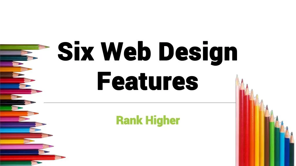 six web design features