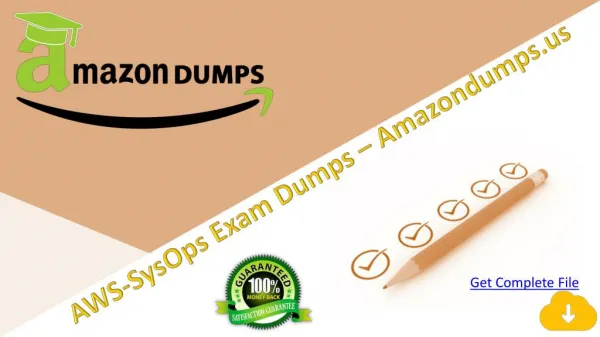 AWS SysOps braindumps | Get Updated Question & Answers | Amazondumps.us