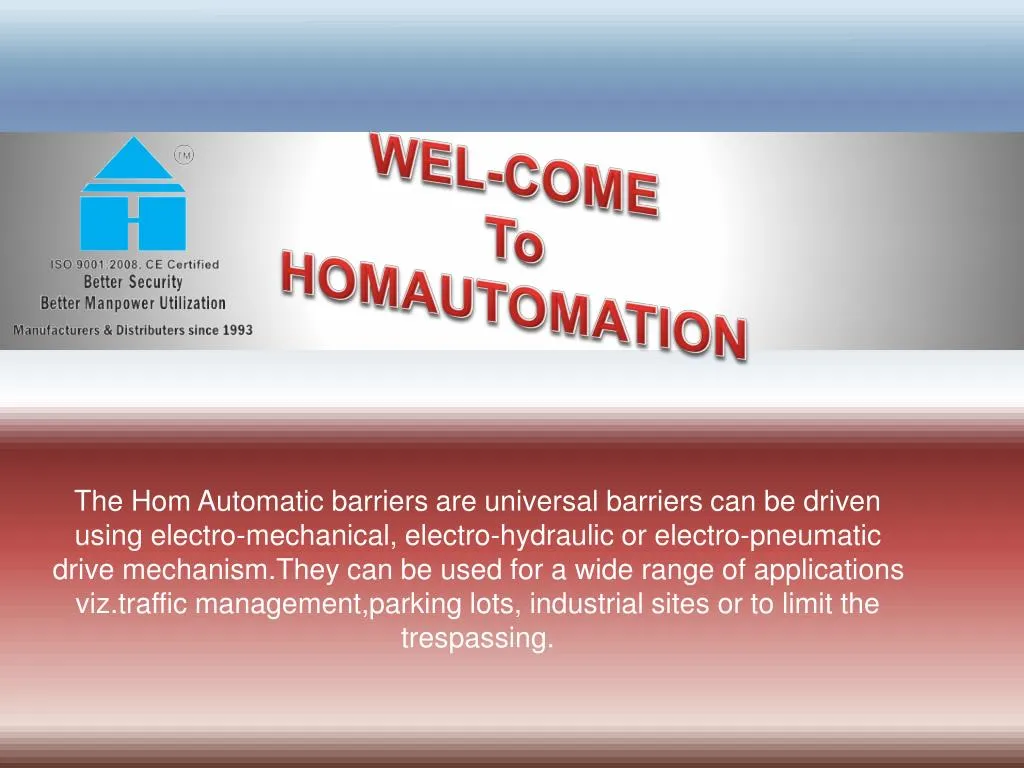 wel come to homautomation