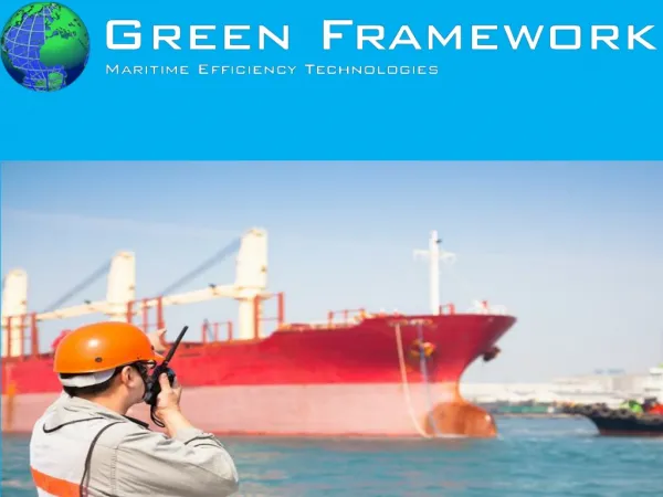 Green shipping technology to reduce harmful emissions