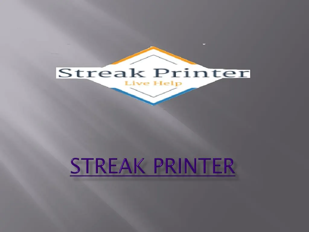 streak printer
