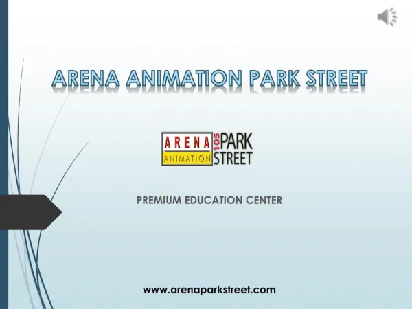 Animation Certification Courses in Kolkata - Arena Animation Parkstreet