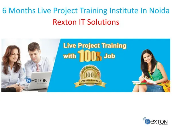 6 months live project training institute in noida