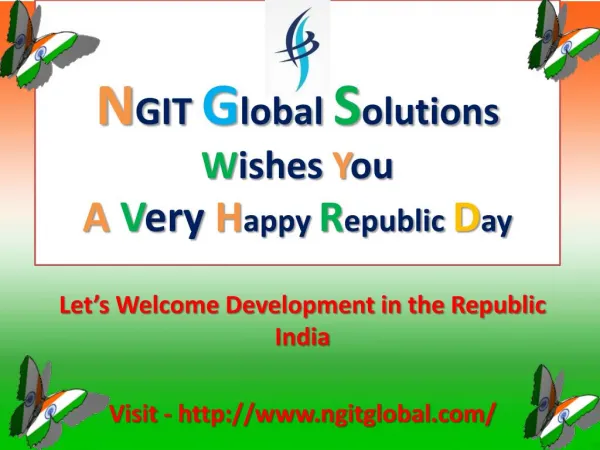 Happy Republic Day to all IT jobs candidates by NGIT Global Solutions