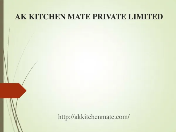 Commercial Kitchen Equipments Manufacturers in Pune | Ak Kitchen
